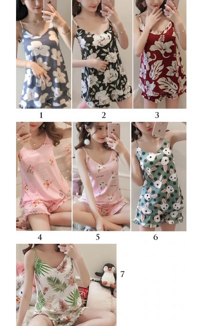 2✮- Set (Top+Shorts) - KFFCP362 (Small Cutting)