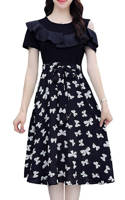 4✮- Knee Dress - KFFRS19543