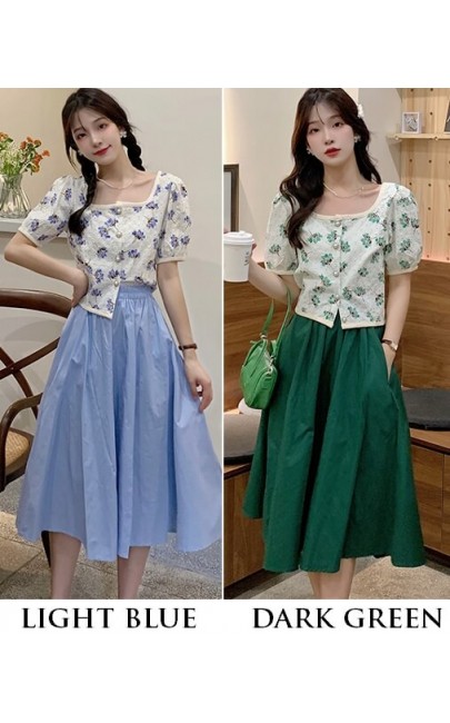4✮- Midi Dress (Top / Skirt) - KFFRS21427 4✮- Midi Dress (Top / Skirt) - KFFRS21427