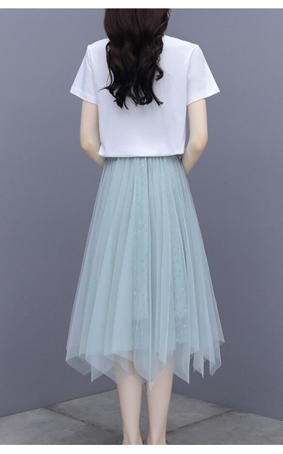 4✮- Knee Dress (Top+Skirt) - KFFRS21520 4✮- Knee Dress (Top+Skirt) - KFFRS21520