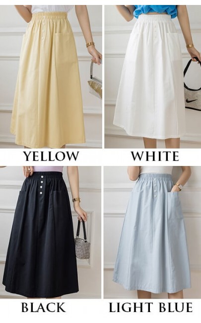 4✮- Knee Skirt (S-2XL) - KFFRS21649 4✮- Knee Skirt (S-2XL) - KFFRS21649