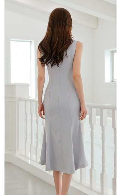 4✮- Mermaid Knee Dress - KHFRS22692 4✮- Mermaid Knee Dress - KHFRS22692