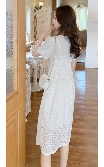 4✮- Knee Dress (Pinafore+Long Top) - KHFRS22941 4✮- Knee Dress (Pinafore+Long Top) - KHFRS22941