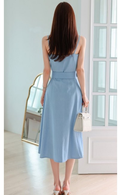 4✮- Strap Midi Dress - KJFRS27127 4✮- Strap Midi Dress - KJFRS27127