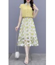 4✮- Knee Dress (Top+Skirt) - KJFRS27163