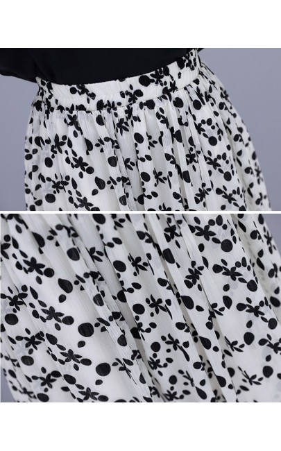 4✮- Knee Dress (Top+Skirt) - KKFRS27543