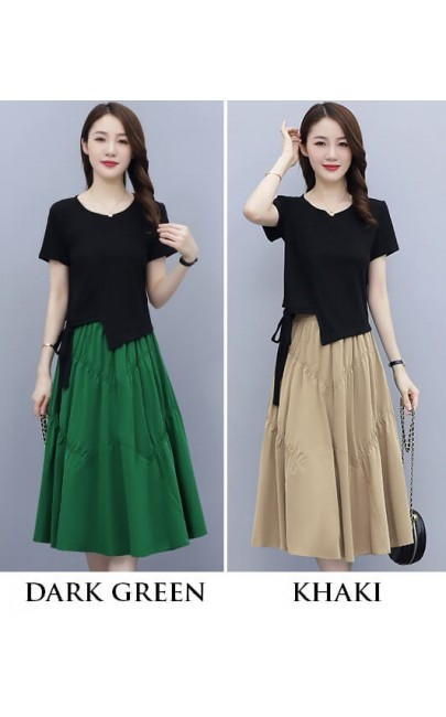 4✮- Midi Dress (Top+Skirt) - KKFRS27823 4✮- Midi Dress (Top+Skirt) - KKFRS27823