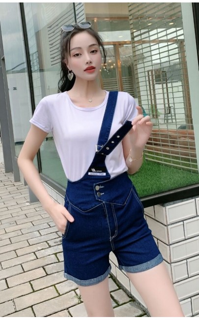 4✮- Denim Jumpsuit With Top (Small Cutting) - KKFRS27874
