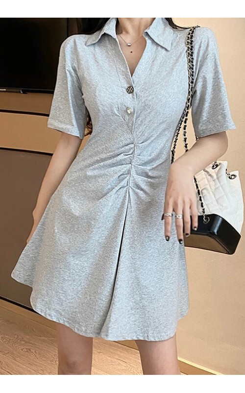 4✮- Mini Dress / Long Top (S-M) - KKFRS28489