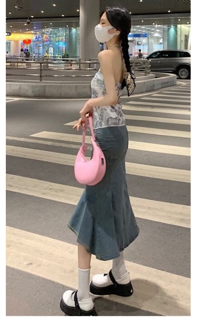 4✮- Mermaid Denim Skirt - KLFRS28921 4✮- Mermaid Denim Skirt - KLFRS28921
