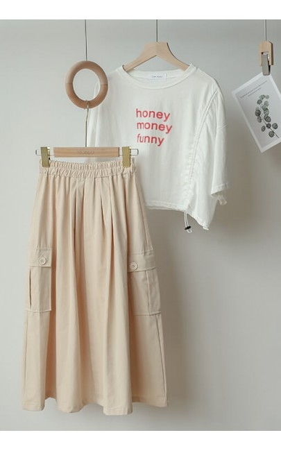 4✮- Knee Skirt (S-L) - KOFRS33314 4✮- Knee Skirt (S-L) - KOFRS33314