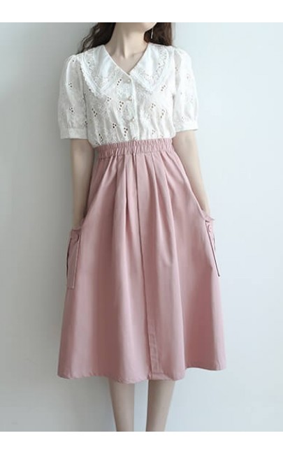 4✮- Knee Skirt (S-L) - KOFRS33314 4✮- Knee Skirt (S-L) - KOFRS33314