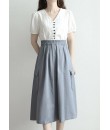 4✮- Knee Skirt (S-L) - KOFRS33314 4✮- Knee Skirt (S-L) - KOFRS33314
