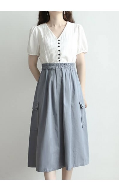 4✮- Knee Skirt (S-L) - KOFRS33314 4✮- Knee Skirt (S-L) - KOFRS33314