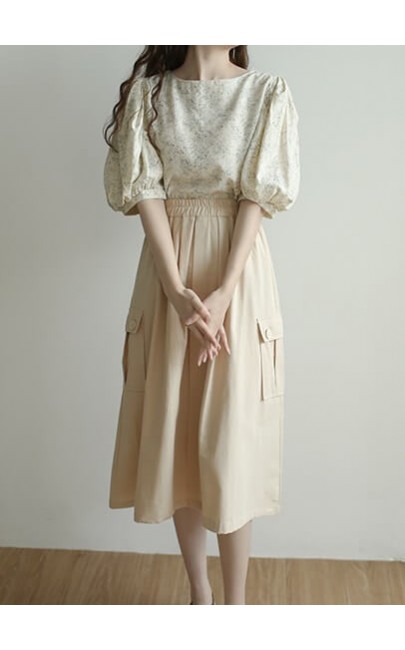 4✮- Knee Skirt (S-L) - KOFRS33314 4✮- Knee Skirt (S-L) - KOFRS33314