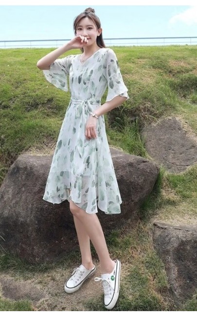 4✮- Knee Dress - KPFRS36458