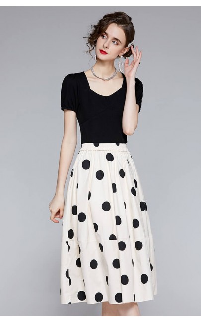 4✮- Midi Dress (Top+Skirt) - KSFKY8741 4✮- Midi Dress (Top+Skirt) - KSFKY8741