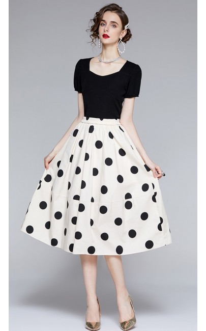 4✮- Midi Dress (Top+Skirt) - KSFKY8741 4✮- Midi Dress (Top+Skirt) - KSFKY8741