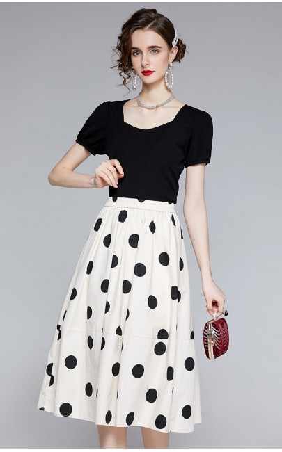 4✮- Midi Dress (Top+Skirt) - KSFKY8741