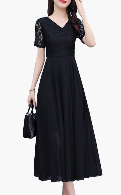 4✮- Midi Dress (Small Cutting) - KUFRS40996 4✮- Midi Dress (Small Cutting) - KUFRS40996