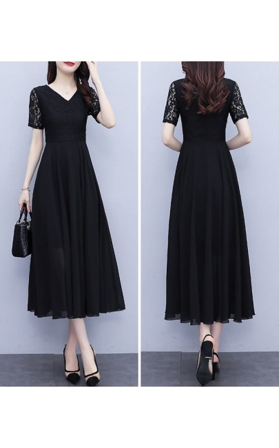 4✮- Midi Dress (Small Cutting) - KUFRS40996 4✮- Midi Dress (Small Cutting) - KUFRS40996
