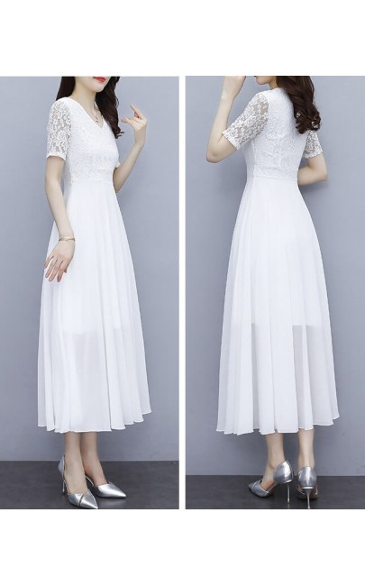 4✮- Midi Dress (Small Cutting) - KUFRS40996 4✮- Midi Dress (Small Cutting) - KUFRS40996