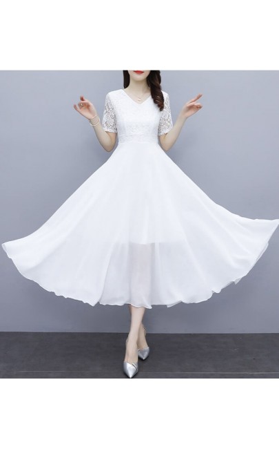 4✮- Midi Dress (Small Cutting) - KUFRS40996 4✮- Midi Dress (Small Cutting) - KUFRS40996