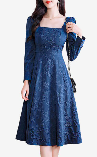 4✮- Knee Dress (Small Cutting) - KUFRS41042 / KY9185 4✮- Knee Dress (Small Cutting) - KUFRS41042 / KY9185