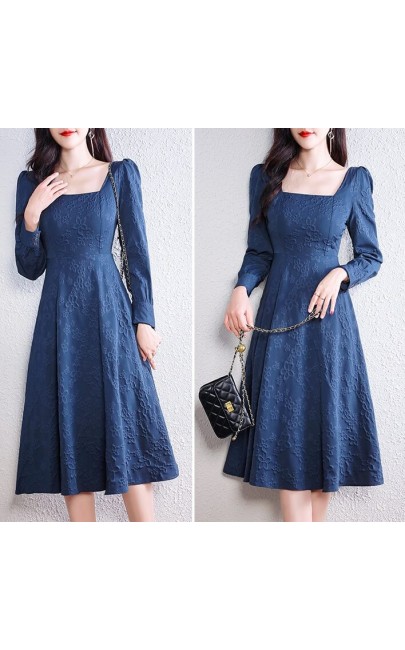 4✮- Knee Dress (Small Cutting) - KUFRS41042 / KY9185