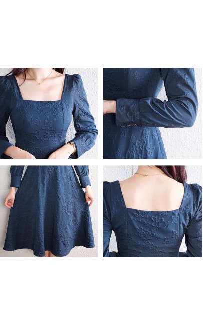 4✮- Knee Dress (Small Cutting) - KUFRS41042 / KY9185