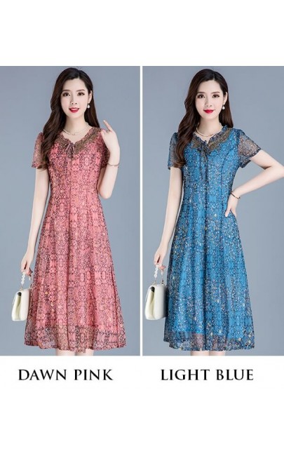 4✮- Knee Dress (Small Cutting) - KUFRS41044 4✮- Knee Dress (Small Cutting) - KUFRS41044