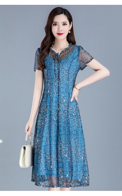 4✮- Knee Dress (Small Cutting) - KUFRS41044 4✮- Knee Dress (Small Cutting) - KUFRS41044