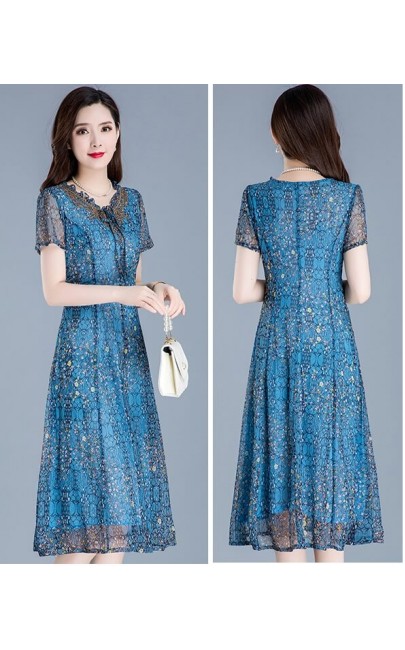 4✮- Knee Dress (Small Cutting) - KUFRS41044 4✮- Knee Dress (Small Cutting) - KUFRS41044