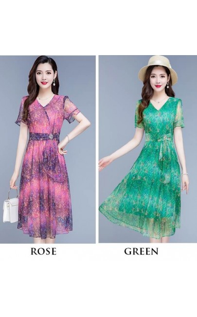 4✮- Knee Dress (Small Cutting) - KUFRS41046 4✮- Knee Dress (Small Cutting) - KUFRS41046