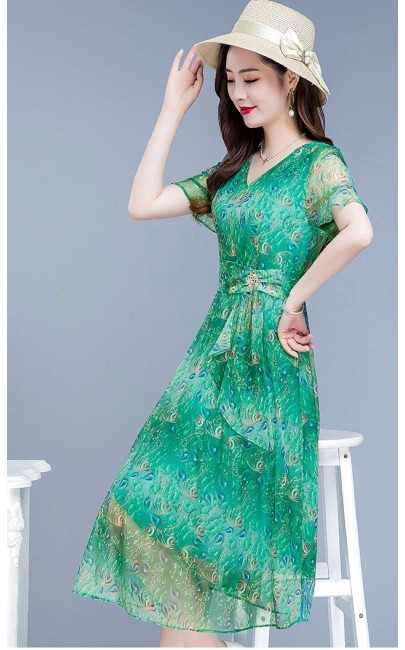 4✮- Knee Dress (Small Cutting) - KUFRS41046 4✮- Knee Dress (Small Cutting) - KUFRS41046
