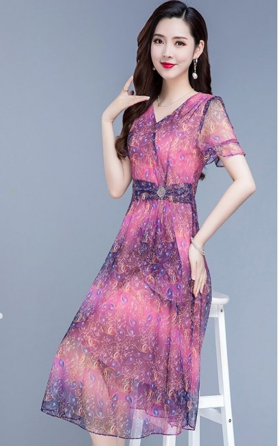 4✮- Knee Dress (Small Cutting) - KUFRS41046 4✮- Knee Dress (Small Cutting) - KUFRS41046