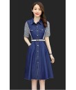 4✮- Denim Knee Dress - KUFRS41165 4✮- Denim Knee Dress - KUFRS41165