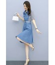 4✮- Denim Knee Dress - KUFRS41165 4✮- Denim Knee Dress - KUFRS41165