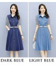 4✮- Denim Knee Dress - KUFRS41165 4✮- Denim Knee Dress - KUFRS41165