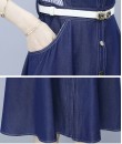 4✮- Denim Knee Dress - KUFRS41165 4✮- Denim Knee Dress - KUFRS41165
