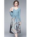 4✮- Midi Dress (Top+Skirt) - KUFRS42203