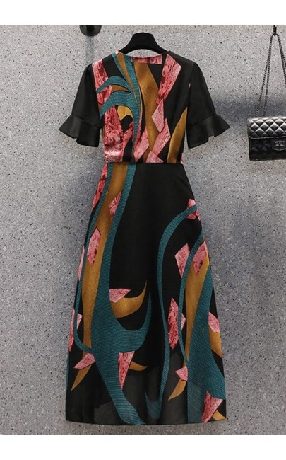 4✮- Midi Dress - KXFRS46015 / RY1883 (Small Cut) 4✮- Midi Dress - KXFRS46015 / RY1883 (Small Cut)