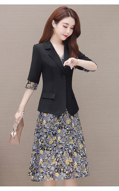 4✮- Knee Dress (With Coat) - KYFKY8503 / MY3775 4✮- Knee Dress (With Coat) - KYFKY8503 / MY3775