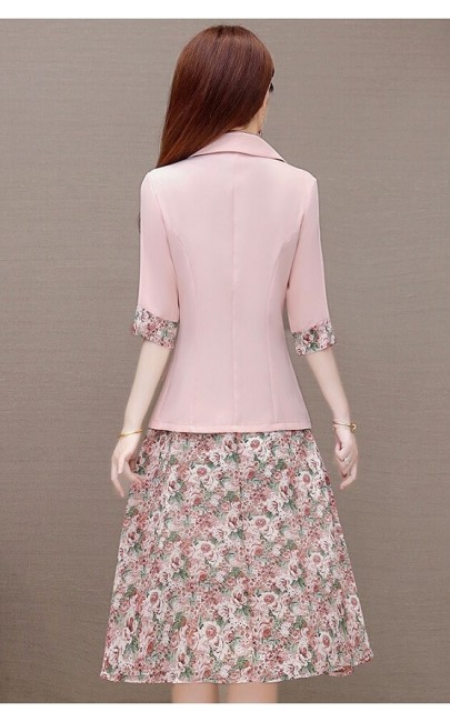 4✮- Knee Dress (With Coat) - KYFKY8503 / MY3775 4✮- Knee Dress (With Coat) - KYFKY8503 / MY3775