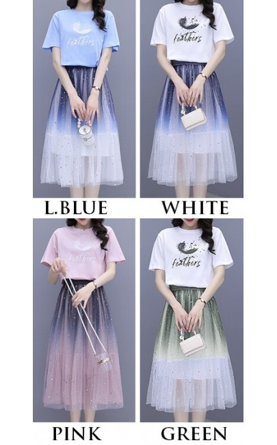 4✮- Midi Dress (Top+Skirt) - KZFRS50889 4✮- Midi Dress (Top+Skirt) - KZFRS50889