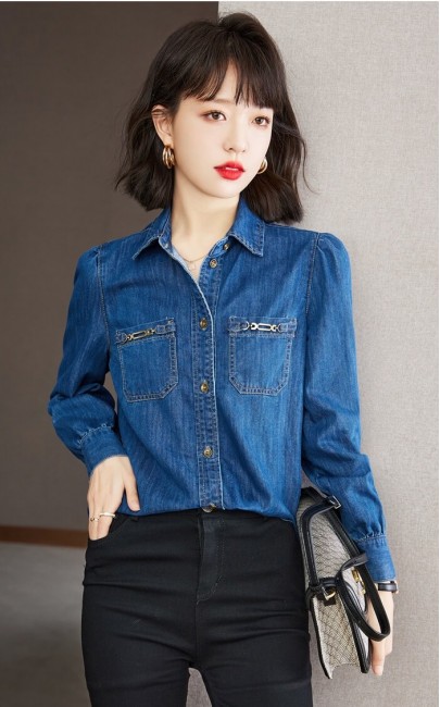 4✮- Denim Shirt - KZFRS51429 4✮- Denim Shirt - KZFRS51429
