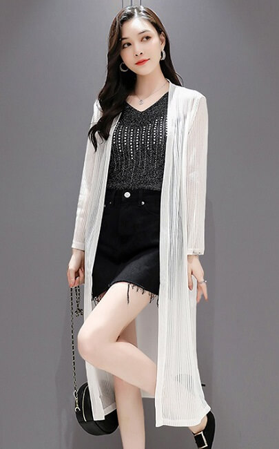 4✮- Long Cardigan - LAFM811