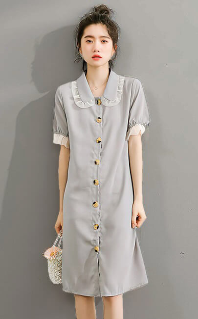 4✮- Knee Dress (S-M) - LCFM2106