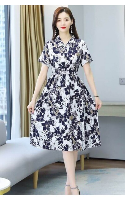 4✮- Knee Dress (L-3XL) - LCFMY70 / RM3497