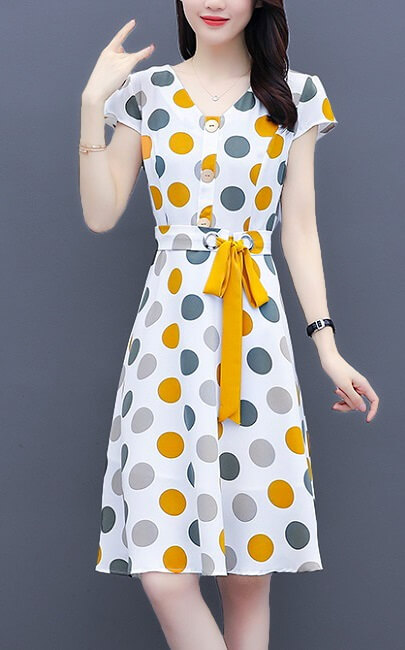 4✮- Knee Dress - LDFM2910